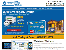 Tablet Screenshot of findhomesecurity.com